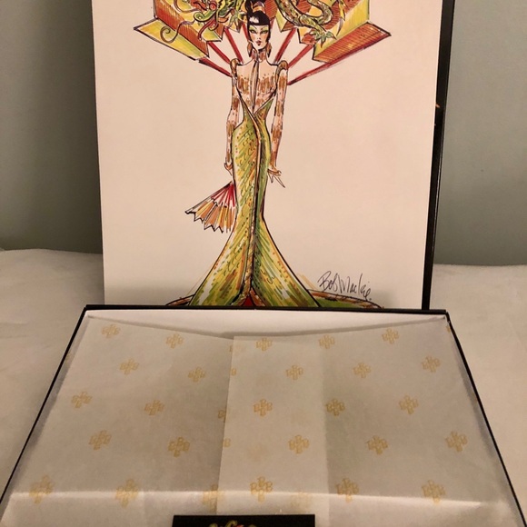 🔥1998 Vintage Bob Mackie Fantasy Goddess of Asia Barbie Limited Edition NRFB🔥 - Picture 4 of 16